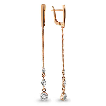 Серьги из золота 585 пробы