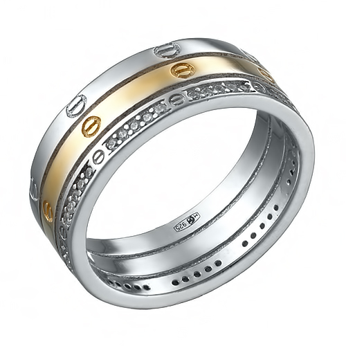 Кольцо из серебра 925 пробы
