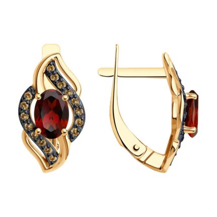 Серьги из золота 585 пробы