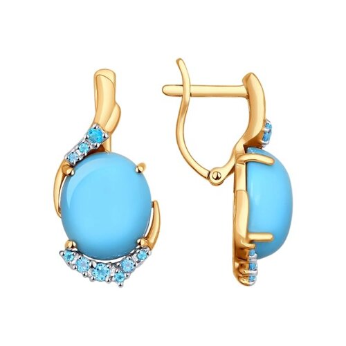 Серьги из золота 585 пробы