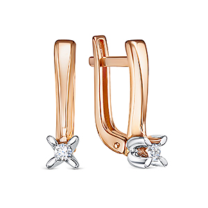 Серьги из золота 585 пробы
