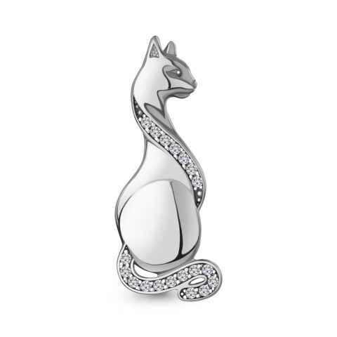 Брошь из серебра 925 пробы