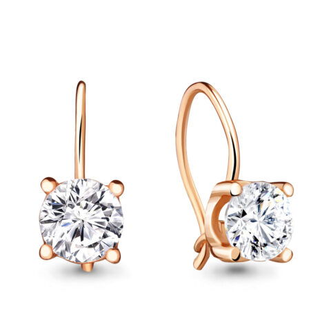Серьги  детские из золота 585 пробы