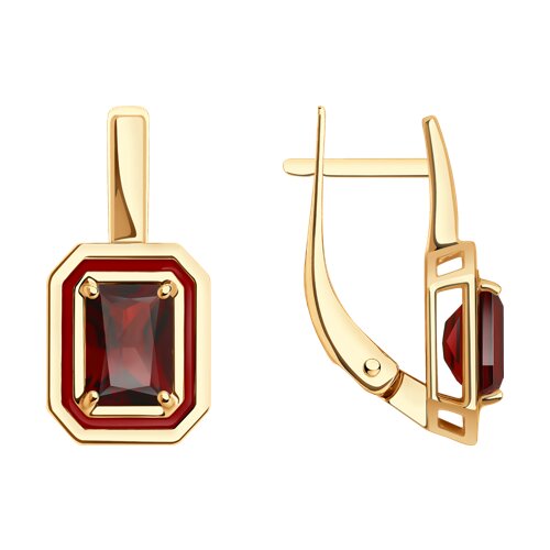 Серьги из золота 585 пробы