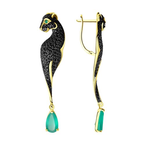 Серьги из золота 585 пробы