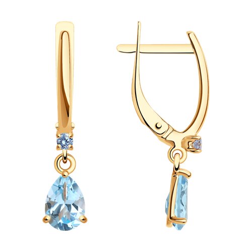 Серьги из золота 585 пробы