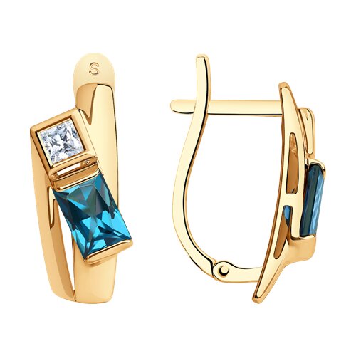 Серьги из золота 585 пробы
