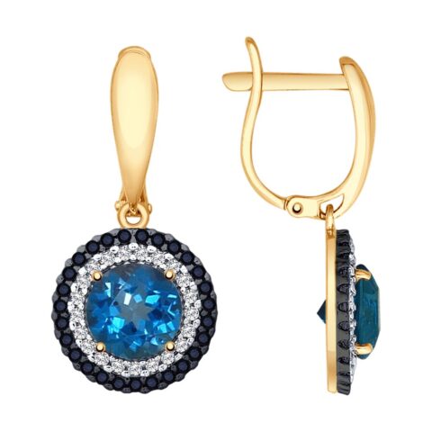 Серьги из золота 585 пробы