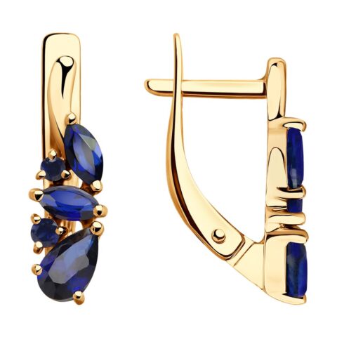 Серьги из золота 585 пробы