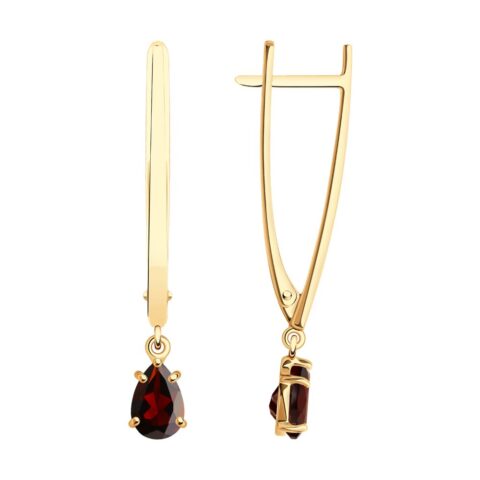 Серьги из золота 585 пробы