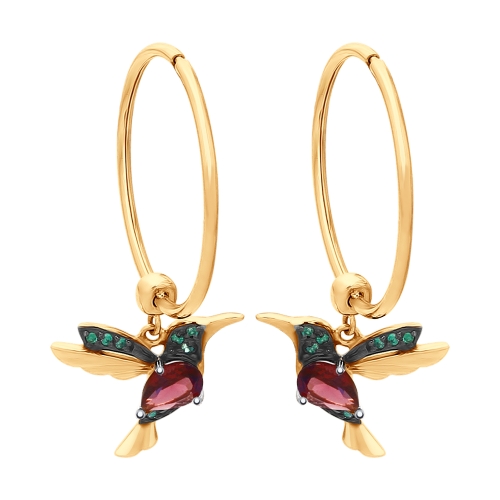 Серьги из золота 585 пробы
