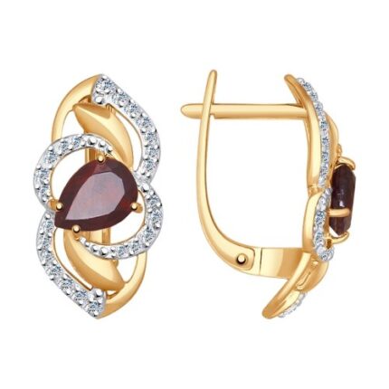Серьги из золота 585 пробы