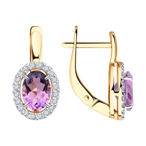 Серьги из золота 585 пробы