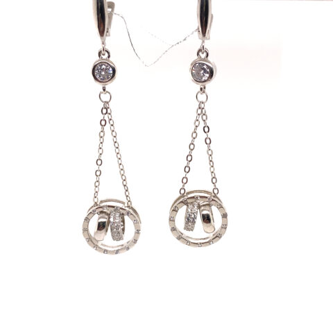 Серьги из серебра 925 пробы
