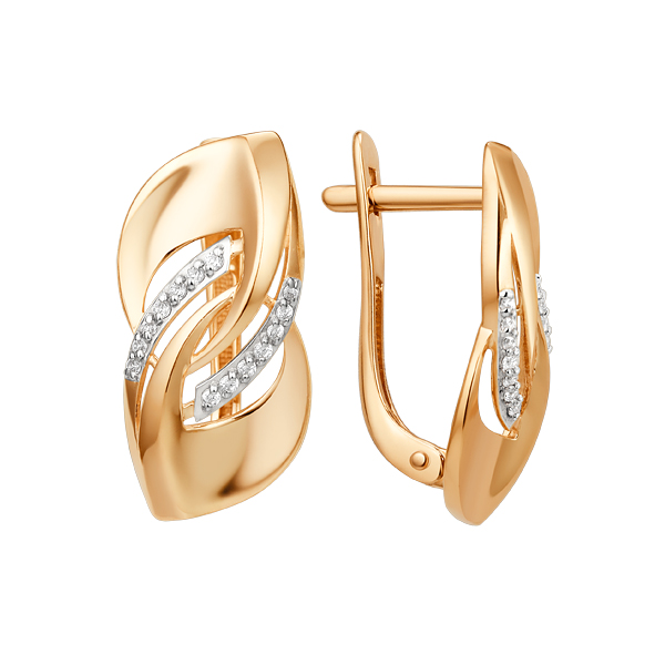 Серьги из золота 585 пробы