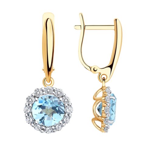Серьги из золота 585 пробы