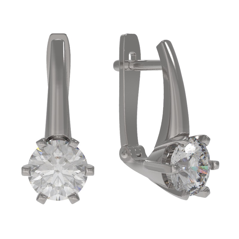 Серьги из серебра 925 пробы