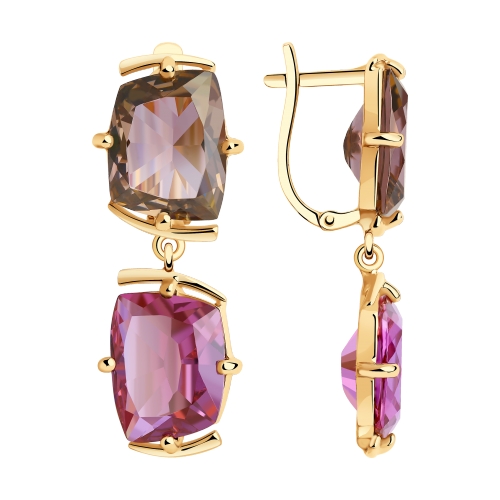 Серьги из золота 585 пробы