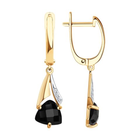 Серьги из золота 585 пробы