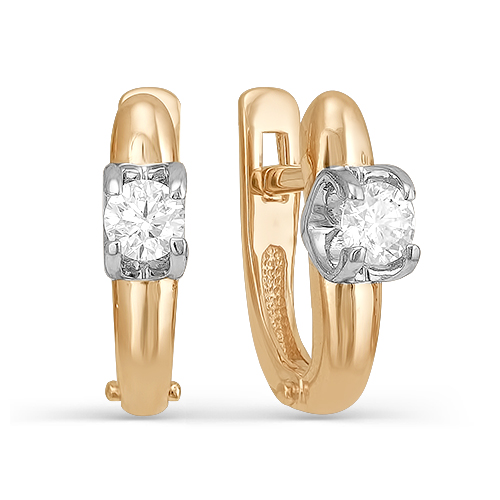 Серьги из золота 585 пробы