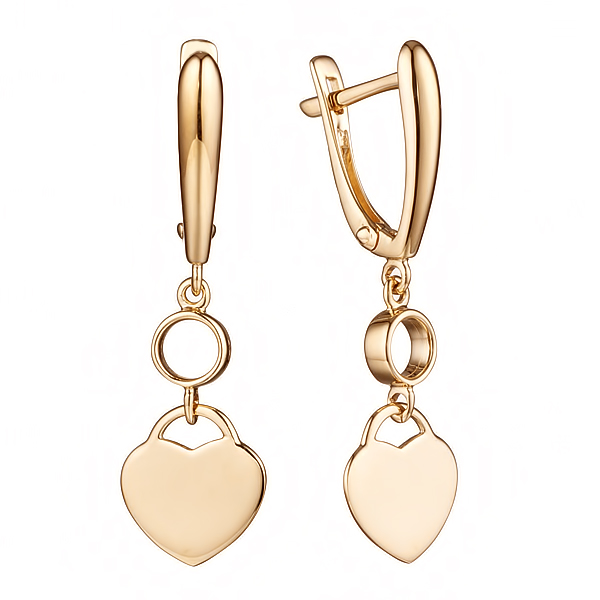 Серьги из золота 585 пробы