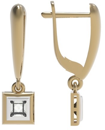 Серьги из золота 585 пробы