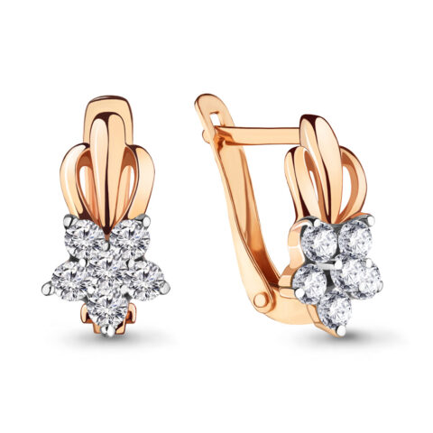 Серьги из золота 585 пробы