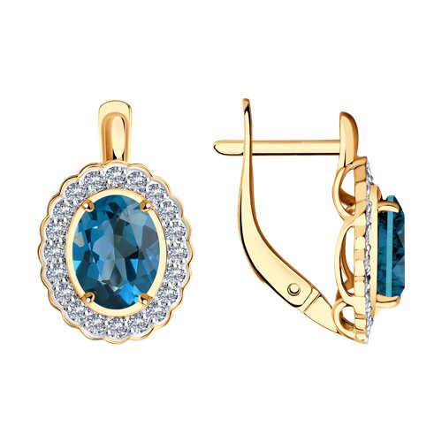 Серьги из золота 585 пробы