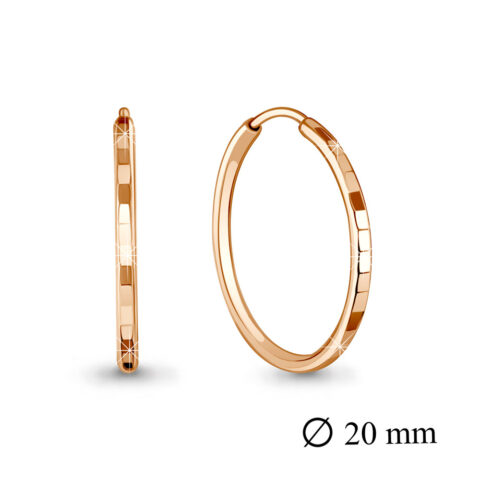 Серьги-конго из серебра 925 пробы