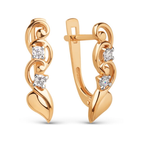 Серьги из золота 585 пробы