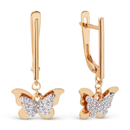 Серьги из золота 585 пробы