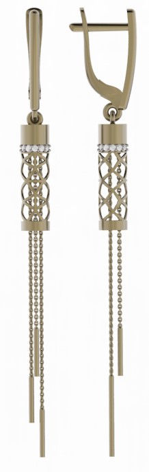 Серьги из золота 585 пробы