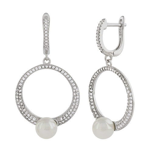 Серьги из серебра 925 пробы